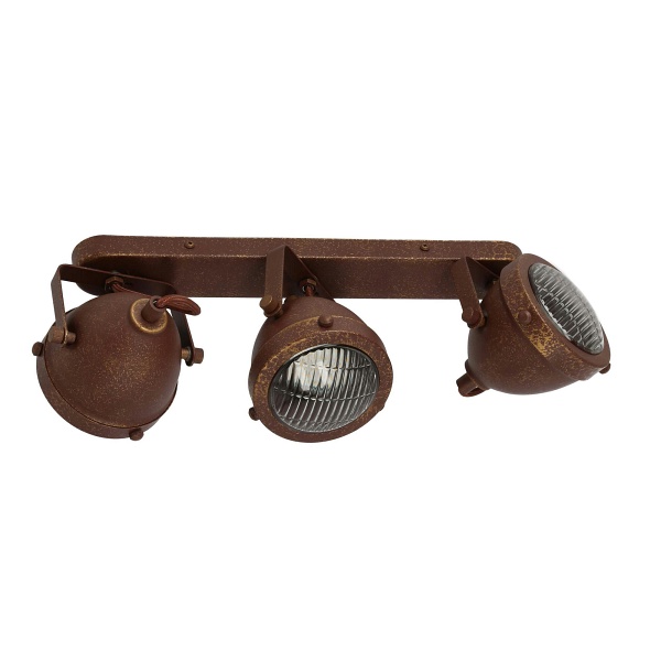 Frodo Lampa Sufitowa Listwa 3X40W Gu10 Rdzawy Candellux