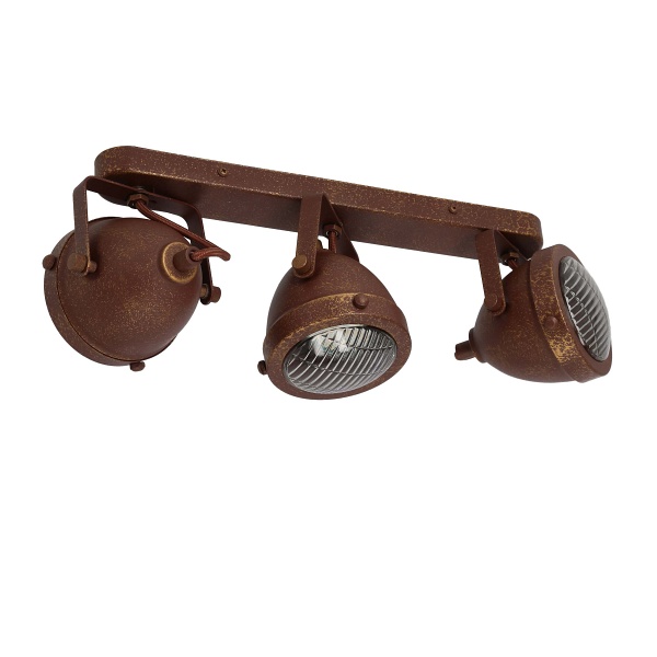 Frodo Lampa Sufitowa Listwa 3X40W Gu10 Rdzawy Candellux