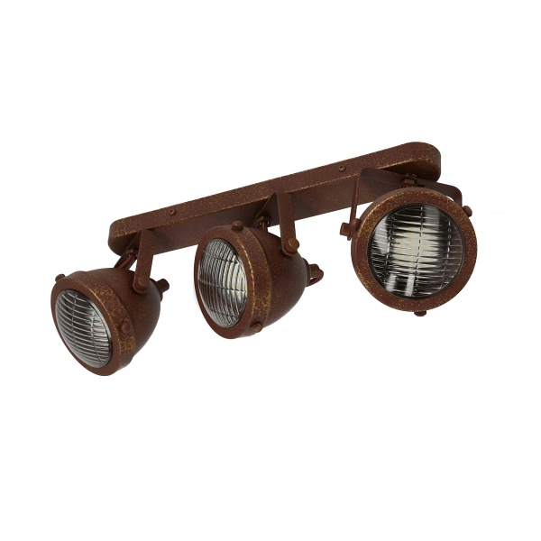 Frodo Lampa Sufitowa Listwa 3X40W Gu10 Rdzawy Candellux