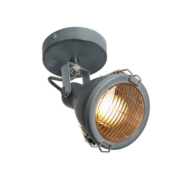 Crodo Lampa Kinkiet 1X40W E14 Szary Candellux