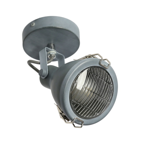 Crodo Lampa Kinkiet 1X40W E14 Szary Candellux