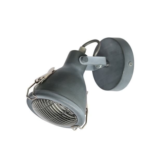 Crodo Lampa Kinkiet 1X40W E14 Szary Candellux
