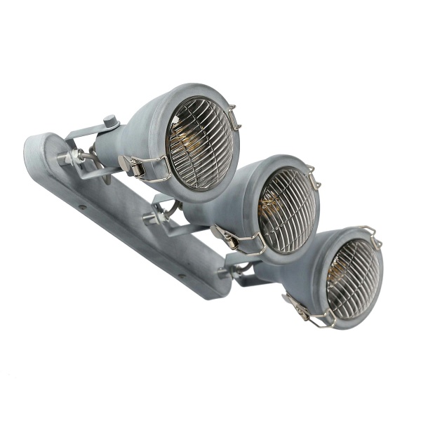 Crodo Lampa Sufitowa Listwa 3X40W E14 Szary Candellux