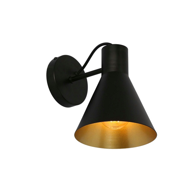 More Lampa Kinkiet 1X40W E27 Czarny Matowy Candellux