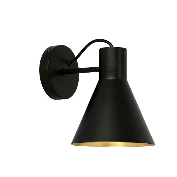 More Lampa Kinkiet 1X40W E27 Czarny Matowy Candellux