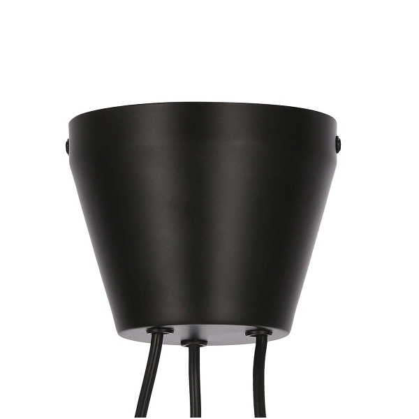 More Lampa Wisząca 3X40W E27 Czarny Matowy Candellux