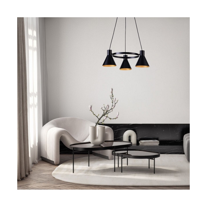 Lampa wisząca More czarna matowa 3x40w - Candellux