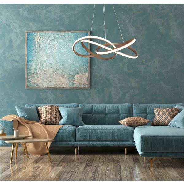 Douglas Lampa Wisząca 58 40W Led Brązowy 4000K Apeti Candellux