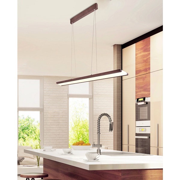 Coconut Lampa Wisząca 91X8 28W Led Brązowy 4000K Apeti Candellux