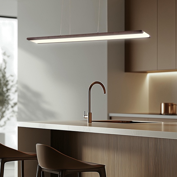 Coconut Lampa Wisząca 91X8 28W Led Brązowy 4000K Apeti Candellux