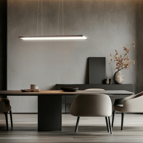 Coconut Lampa Wisząca 91X8 28W Led Brązowy 4000K Apeti Candellux