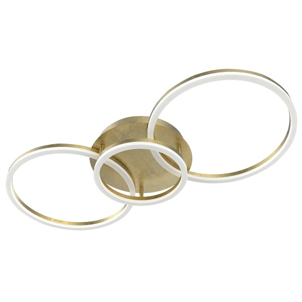 Rodos Lampa Sufitowa Plafon 68X30 35W Led Złoty 4000K Apeti Candellux