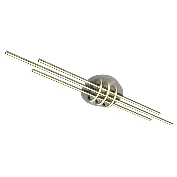 Naksos Lampa Wisząca Plafon 110X22 40W Led Satyna Nikiel 4000K Apeti Candellux