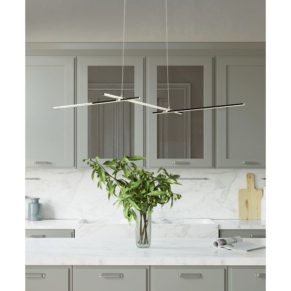 Thasos Lampa Wisząca 103X23 23W Led Chromowy 4000K Apeti Candellux