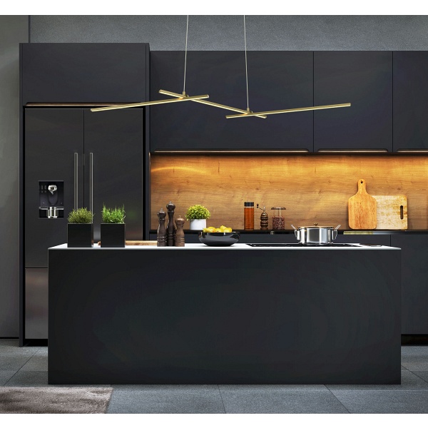 Thasos Lampa Wisząca 103X23 23W Led Złoty 4000K Apeti Candellux