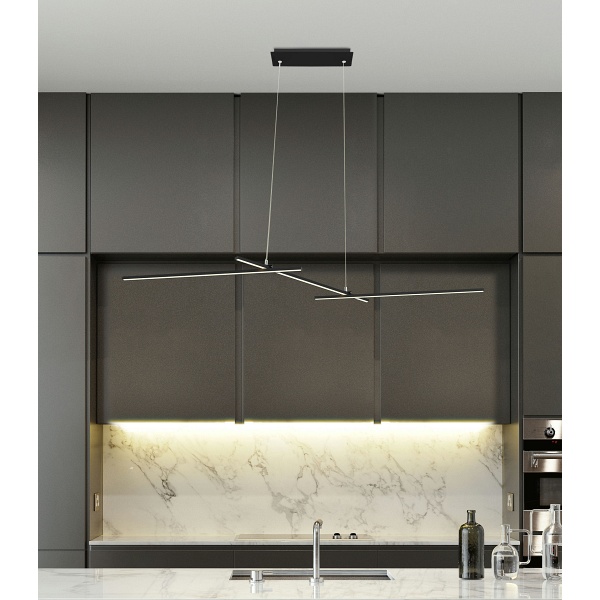 Thasos Lampa Wisząca 103X23 23W Led Czarny 4000K Apeti Candellux