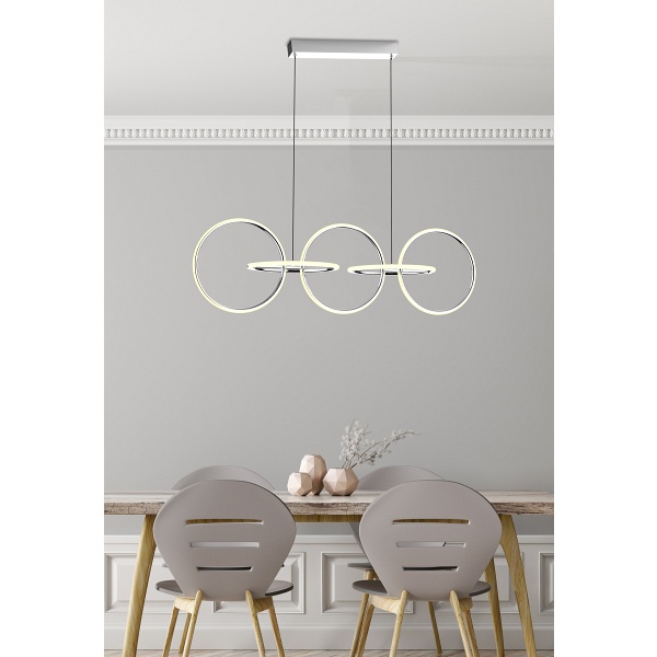 Kos Zwis 114X35 60W Led Chromowy 4000K Candellux