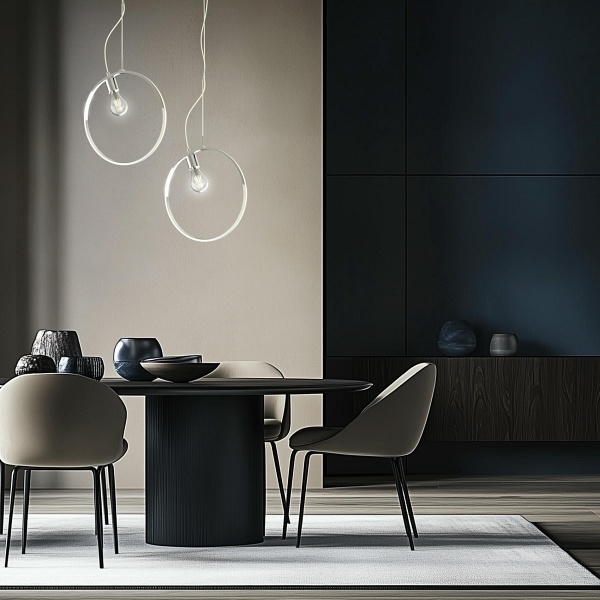 Skiros Lampa Wisząca 1X60W E27 Led+12W Led Chromowy 4000K Apeti Candellux