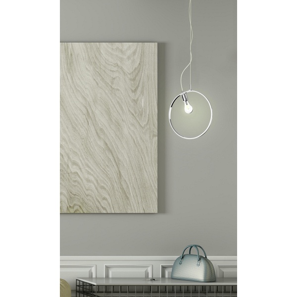 Skiros Lampa Wisząca 1X60W E27 Led+12W Led Chromowy 4000K Apeti Candellux