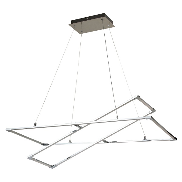 Kseros Lampa Wisząca 90X44 45W Led Chromowy 4000K Apeti Candellux