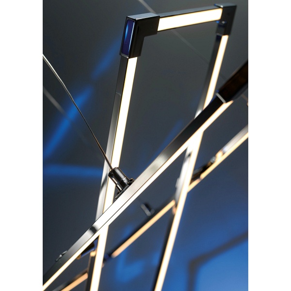 Kseros Lampa Wisząca 90X44 45W Led Chromowy 4000K Apeti Candellux