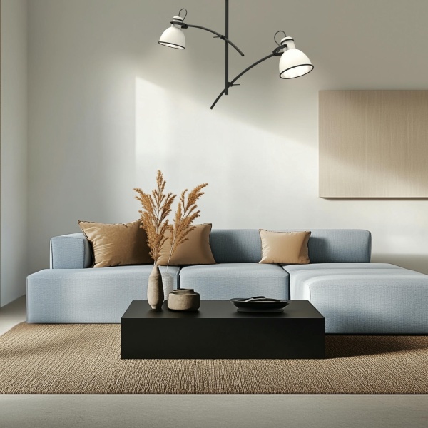 Zumba Lampa Wisząca 2X60W E27 Biały+Czarny Candellux