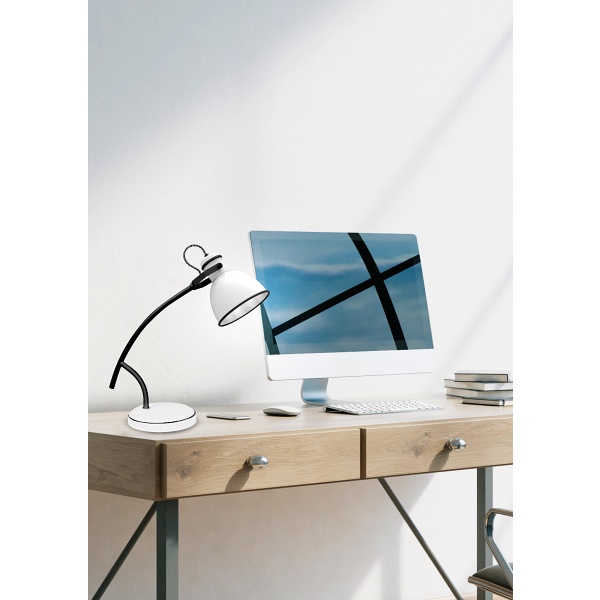 Zumba Lampka Gabinetowa Sztyca Skos 1X40W E14 Biały+Czarny Candellux