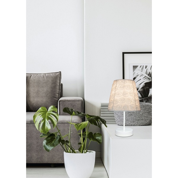 Lampka Lori 1X40W E14 Biała Candellux