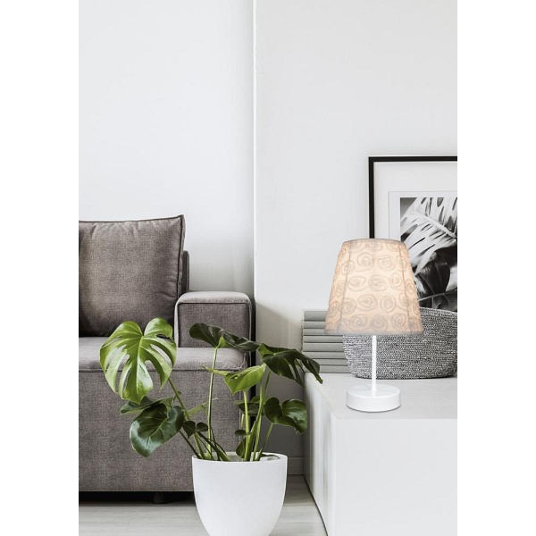 Lampka Lori 1X40W E14 Biała Candellux