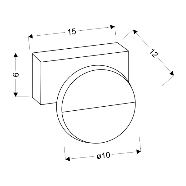Sing Kinkiet 3W Led Biały 4000K Candellux