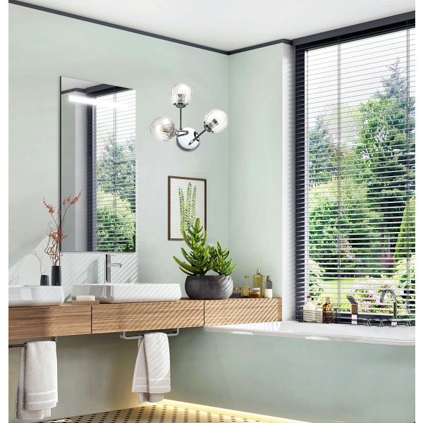 Best 2 Kinkiet 3X40W E14 Chrom Candellux