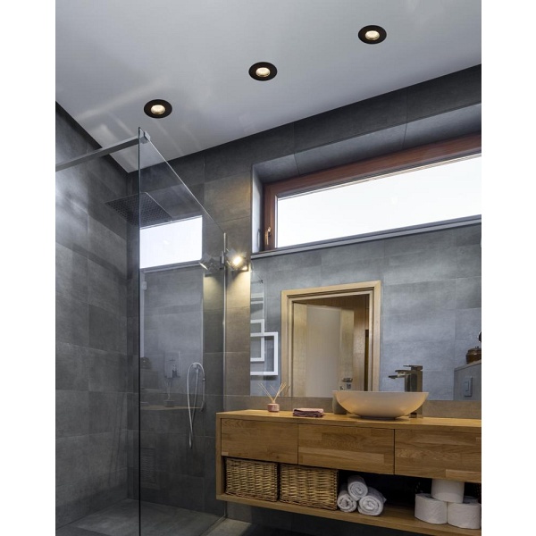 Sh-12 Oprawa Stropowa Hermeyczna Czarna Ip65 Candellux