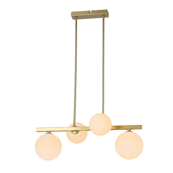 Kama Lampa Wisząca 4X28W G9 Mosiądz Candellux