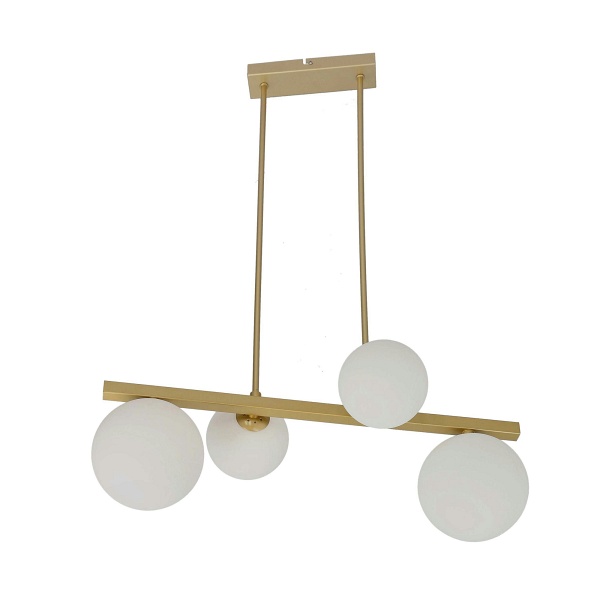 Kama Lampa Wisząca 4X28W G9 Mosiądz Candellux