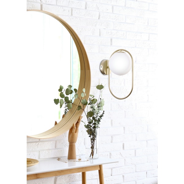 Cordel Kinkiet 1X28W G9 Ring Mosiądz Candellux