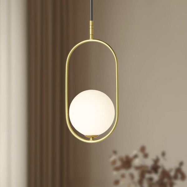 Lampa wisząca Cordel mosiądz 1x28w - Candellux