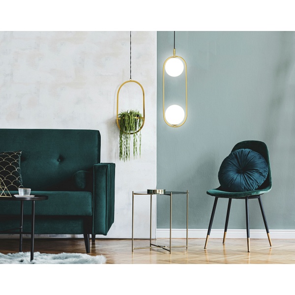 Cordel Lampa Wisząca 2X28W G9 Mosiądz Candellux