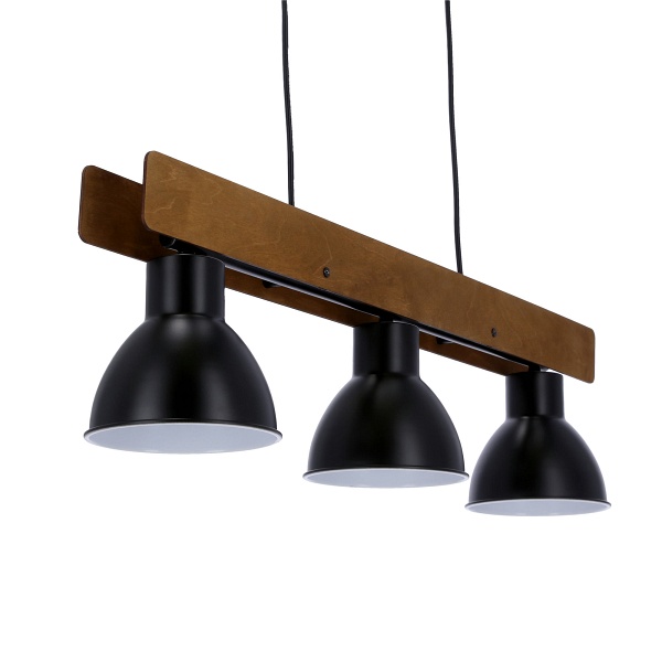 Vario Lampa Wisząca 3X60W E27 Czarny Candellux