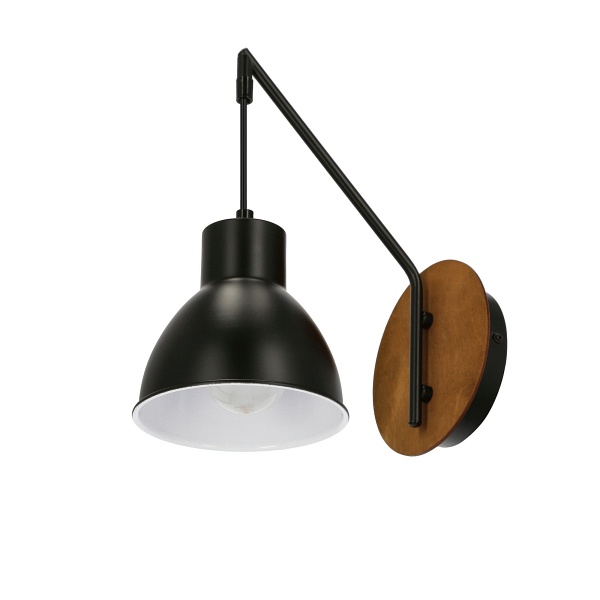 Vario Lampa Kinkiet 1X60W E27 Czarny Candellux