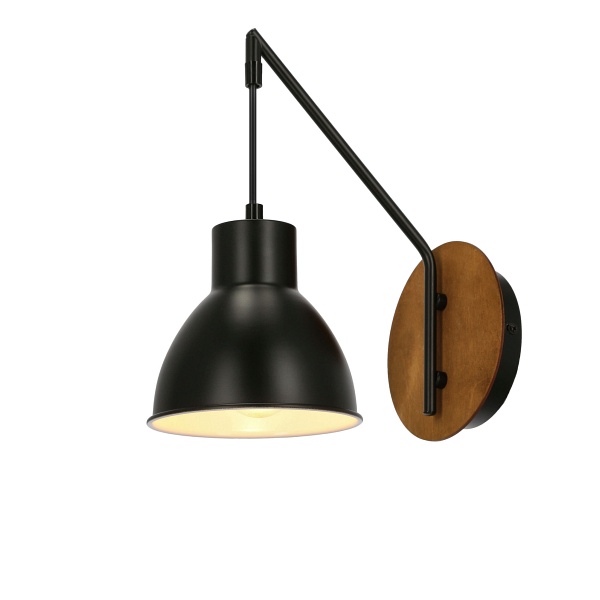 Vario Lampa Kinkiet 1X60W E27 Czarny Candellux