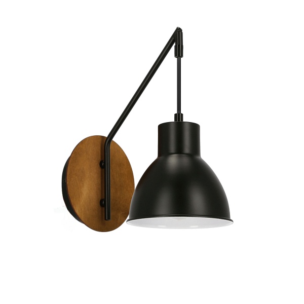 Vario Lampa Kinkiet 1X60W E27 Czarny Candellux