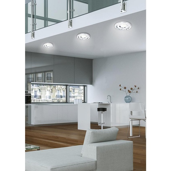 Oprawa Stropowe Sk-94 Gu-10 35W Chrom Bezbarwne Candellux