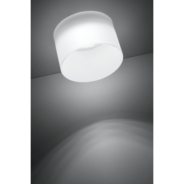 Lampa Sufitowa Tuba 1X50W Gu10 Mrożony Śr. 7,8 Cm Candellux
