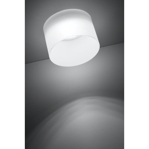 Lampa Sufitowa Tuba 1X50W Gu10 Mrożony Śr. 7,8 Cm Candellux