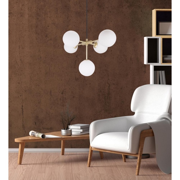 Mati Zwis 5X28W G9 Mosiądz Candellux