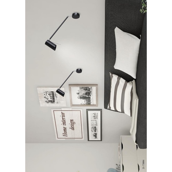 Milly Kinkiet 1X40W Gu10 Czarny Matowy Candellux