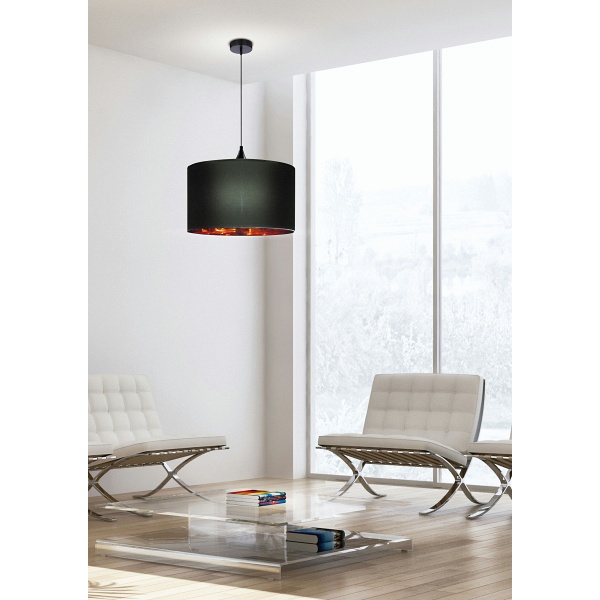 Long Lampa Wisząca 1X60W E27 Miedziany Candellux