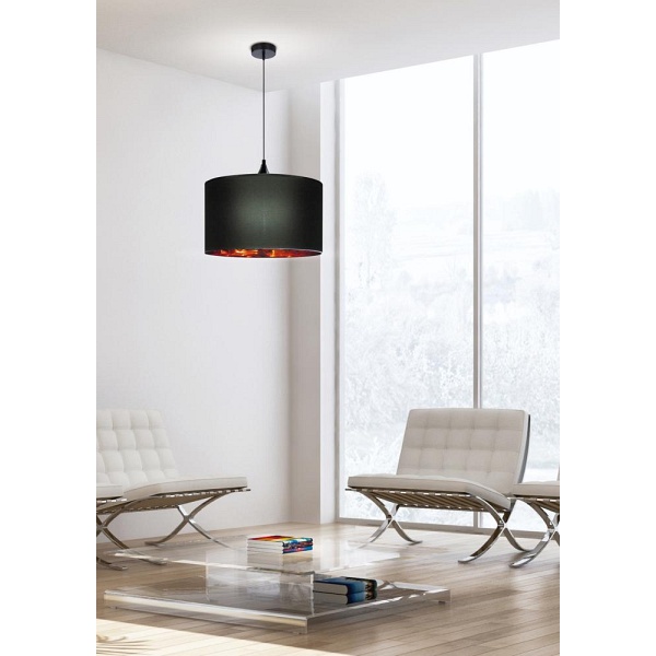 Long Lampa Wisząca 1X60W E27 Miedziany Candellux