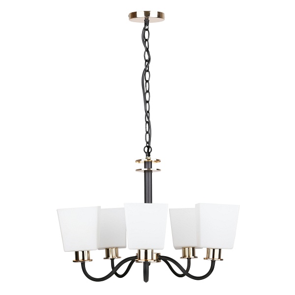 Schubert Lampa Wisząca 5X40W E27 Czarny Candellux