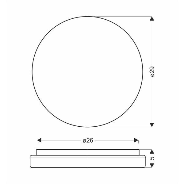 Lampa Sufitowa Gandava Plafon 18W Led Biało Drewniany 4000K Candellux